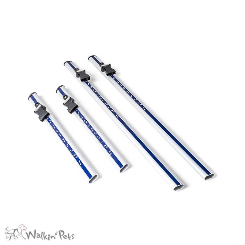 Barres extension longueur chariot roulant chat chien Walkin Wheels