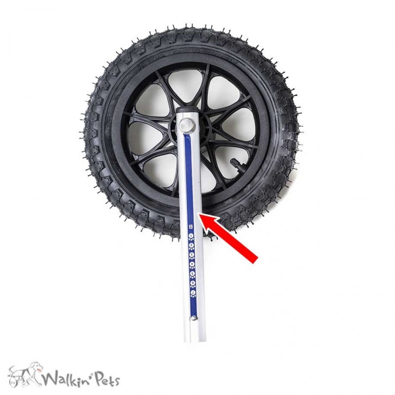 Barres extension hauteur chariot chien chat Walkin Wheels Mikan Barres extension hauteur chariot chien chat Walkin Wheels Mikan