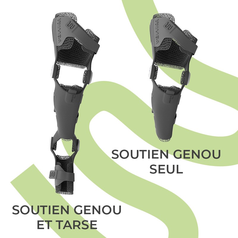 Genouillère sur mesure articulée à impression 4D Wimba® pour chien Mikan