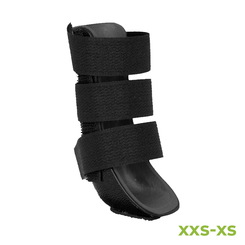 Attelle rigide de soutien ou rééducation de la patte avant pour chien et chat