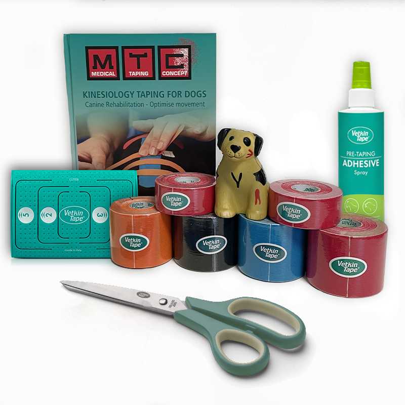 pack pour débuter le kinésio-taping vétérinaire chez les chiens