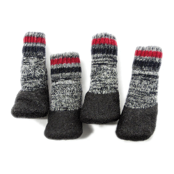 Chaussettes confort antidérapantes et chaudes pour chien et chat