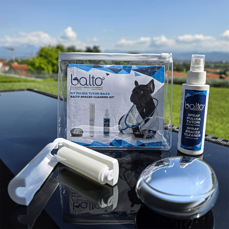 kit de nettoyage pour attelles pour animaux mikan