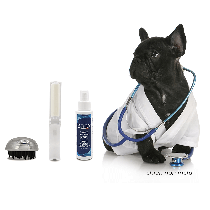 kit de nettoyage pour attelles pour animaux mikan