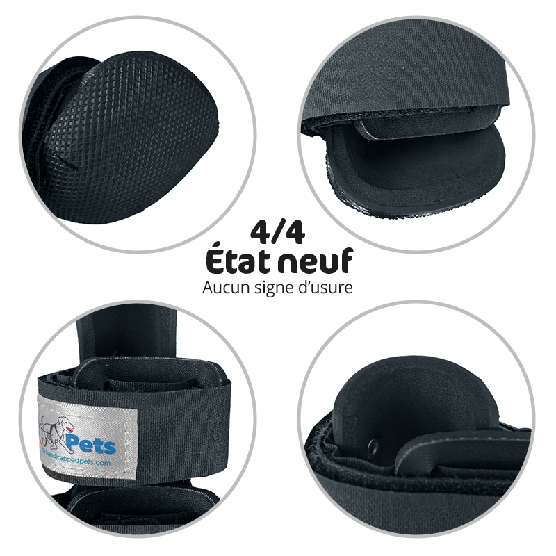 Attelle rigide pour animaux d'occasion : patte arriere