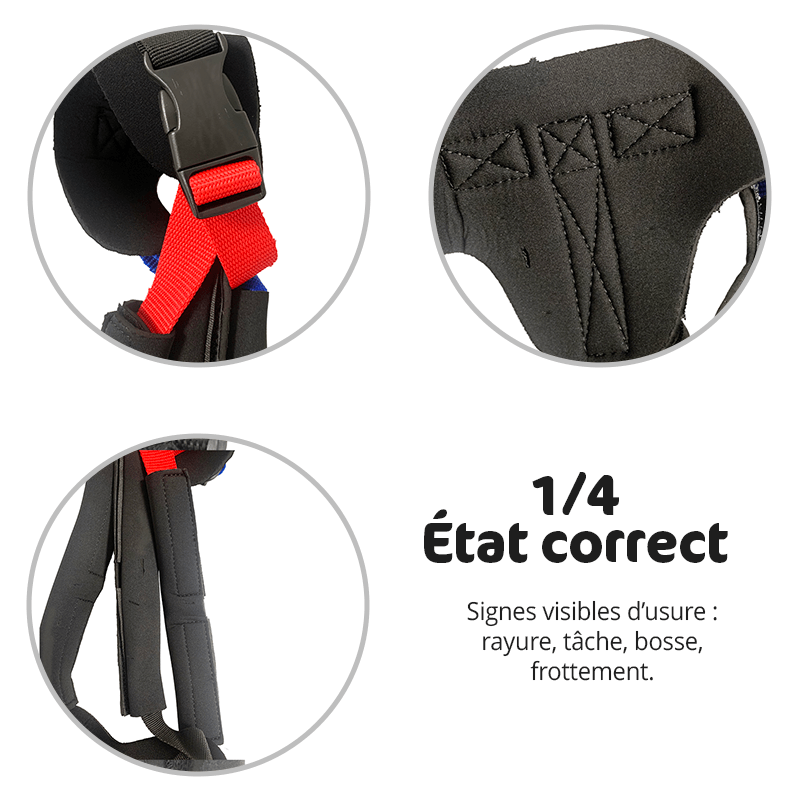 Harnais avant de rechange pour chariot roulant pour animaux reconditionné